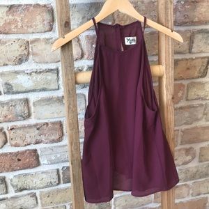 Show Me Your Mumu- Merlot Tank